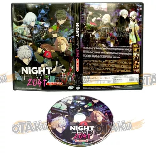 Night Head 2041 - Komplett Anime TV-serie DVD Box Set (1-12 episoder)