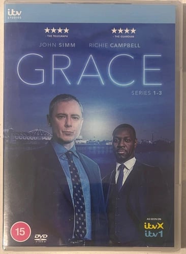 Grace: Sesong 1-3 DVD – Komplett Bokssett