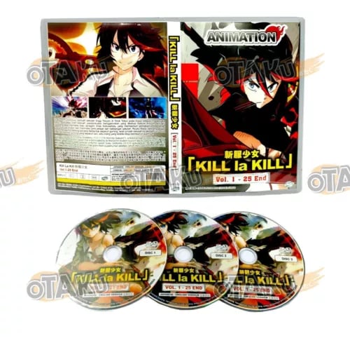 KILL LA KILL - COMPLETE ANIME TV SERIES DVD BOX SET (1-24 EPS) SHIP FROM Region 2 Brand New