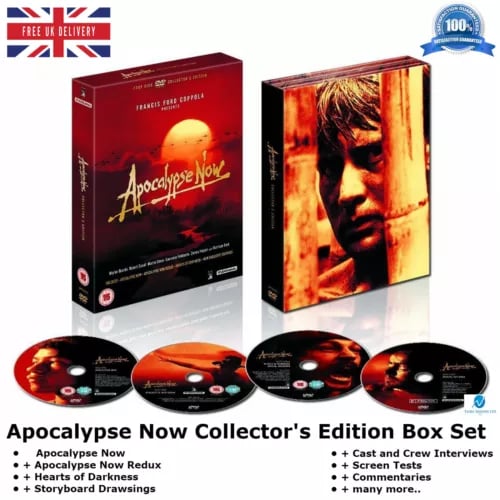 Apocalypse Now: Keräilyversio (4 levyn boksi) DVD - Marlon Brando