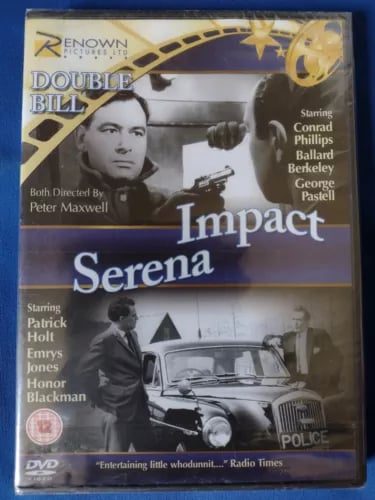 Impact (1963) / Serena (1962) [DVD] Peter Maxwell