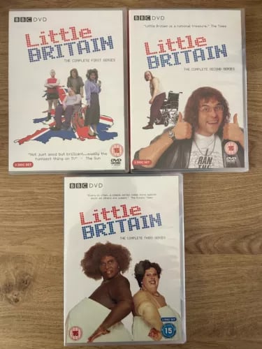 Little Britain Complete Series Season 1 2 3 DVD Collection Region 2 Brand New Little Britain Complete Series Season 1 2 3 DVD Collection Region 2 Brand New