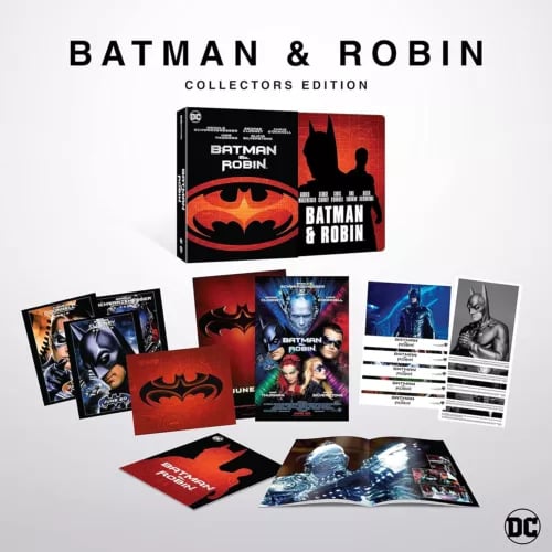 Batman & Robin Steelbook Ultimate Collector's Edition 4K UHD + Blu-ray Region 2 Brand New
