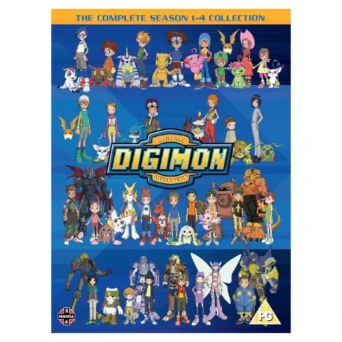Digimon - Digital Monsters: Seasons 1-4 [PG] DVD Box Set Region 2 Brand New