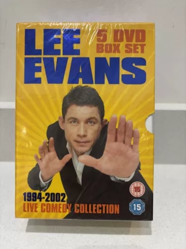Lee Evans 1994-2002 Live Comedy Collection 5 Disc Box Set DVD Region 2 Brand New