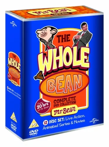 Mr. Bean Kokoelma DVD Box Set - 12 levyä piirrettyjä ja live-action-sarjoja Mr. Bean Kokoelma DVD Box Set - 12 levyä piirrettyjä ja live-action-sarjoja