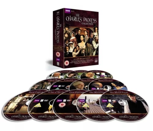CHARLES DICKENS DVD BOX SET 8 Classic Stories Movie Film Collection R2 Region 2 Brand New