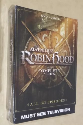 Adventures Of Robin Hood The Complete Series Richard Greene DVD Box Set Region 2  Brand New