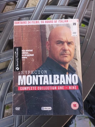 Inspector Montalbano Volume 1-9 - Complete (Box Set) (DVD, 2019) Region 2 Brand New