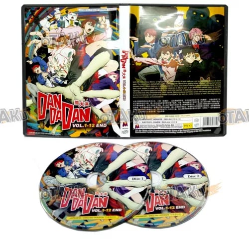 Dan Da Dan - Anime TV-serie DVD Box Set (1-12 episoder), engelsk tale, Region 2