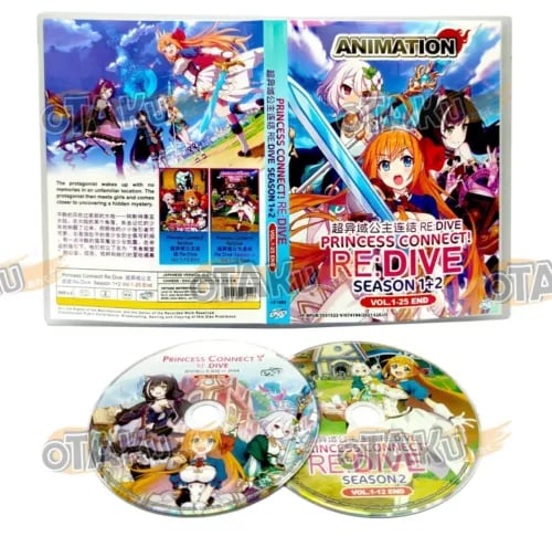 Princess Connect! Re:Dive (Kausi 1+2) - Anime TV-sarja DVD:llä