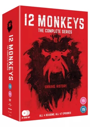 12 Monkeys: Koko sarja DVD – Täydellinen kokoelma Alue 2