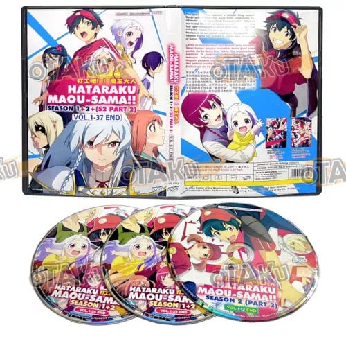 HATARAKU MAOU-SAMA!! (SEASON 1+2) - TV DVD (1-37 EPS) ENG DUB | SHIP FROM Region 2 Brand New HATARAKU MAOU-SAMA!! (SEASON 1+2) - TV DVD (1-37 EPS) ENG DUB | SHIP FROM Region 2 Brand New