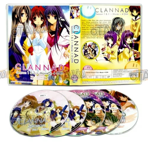 Clannad (Säsong 1+2) - Anime TV-serie DVD (44 avsnitt + film + 4 OVA) Clannad (Säsong 1+2) - Anime TV-serie DVD (44 avsnitt + film + 4 OVA)