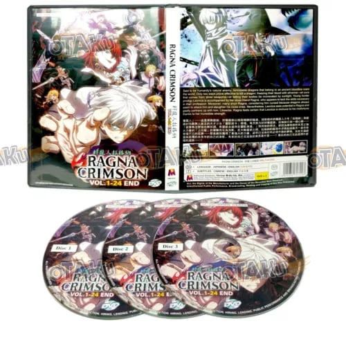 RAGNA CRIMSON - ANIME TV SERIES DVD BOX SET (1-24 EPS) (ENG DUB) SHIP FROM Region 2 Brand New