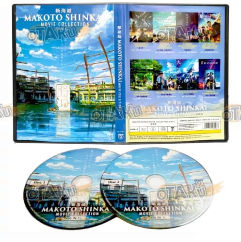 MAKOTO SHINKAI MOVIE COLLECTION (8 IN 1) - MOVIE DVD (ENG DUB) SHIP FROM Region 2 Brand New