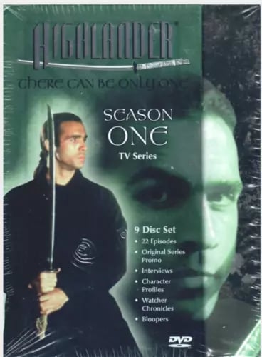 Highlander Season 1 : TV Series : DVD Boxset: Region 1 : USA (NTSC)  Brand New