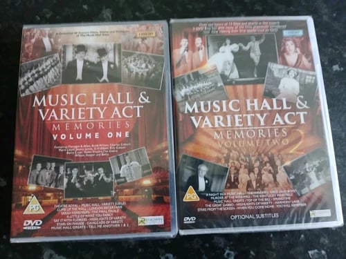 Music Hall And Variety Acts Memories Vol 1 & 2 - DVD Boxsets Region 2 Brand New