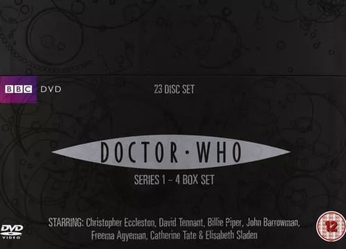 DOCTOR WHO: Komplet Serie 1-4 DVD Boksæt