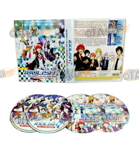 IDOLiSH7 (Sesong 1+2) - Anime TV-serie DVD (32 episoder + Spesial + 8 ONA)