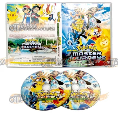 Pokémon Master Journeys: The Series - Anime TV DVD (1-42 episoder)
