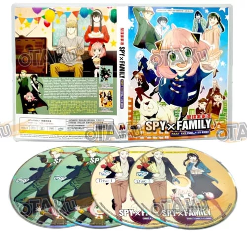 SPY--FAMILY (PART 1+2) - ANIME TV SERIES DVD (1-25 EPS) ENG DUB | SHIP FROM Region 2 Brand New