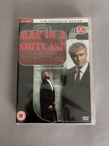 Man In A Suitcase The Complete Series DVD Richard Bradford Region 2 Brand New