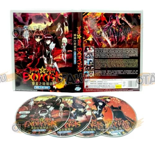 Twin Star Exorcists - Anime TV-serie DVD Box (1-50 episoder) (Engelsk tekst)