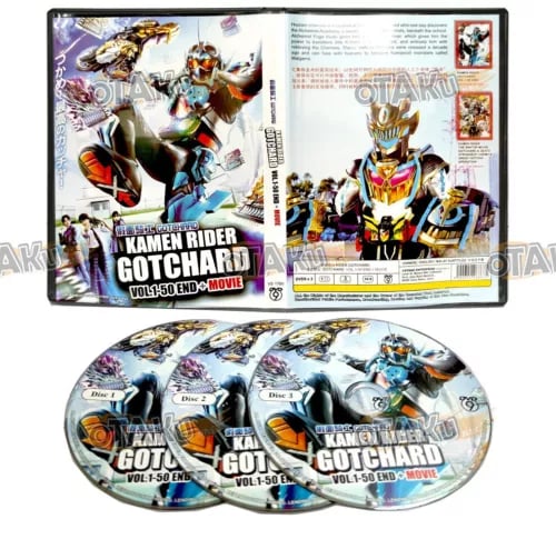 KAMEN RIDER GOTCHARD - TV SERIES DVD BOX SET (1-50 EPS+MOVIE) SHIP FROM Region 2 Brand New
