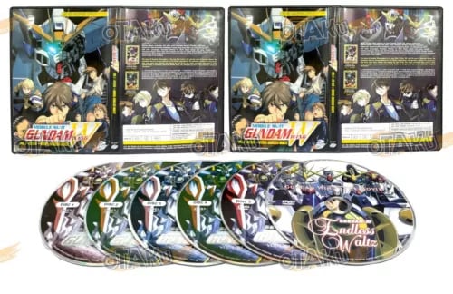 Mobile Suit Gundam Wing - Anime TV DVD (1-49 jaksoa + Elokuva) (Englanninkielinen dubbaus)