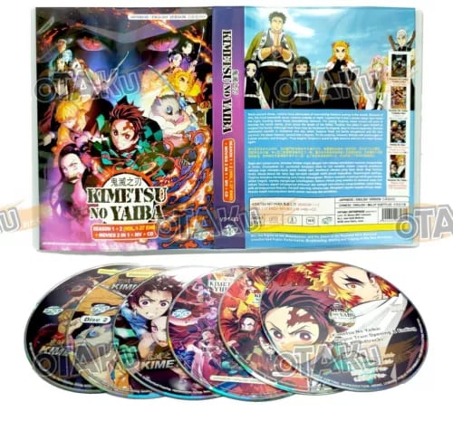 KIMETSU NO YAIBA (SEASON 1+2) ANIME DVD (37 EPS+MOVIE 2 IN 1+MV+CD) SHIP FROM Region 2 Brand New