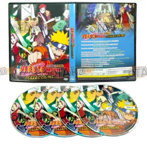 NARUTO MOVIE COLLECTIONS (1-11) - Anime film DVD (Engelsk tale), Region 2