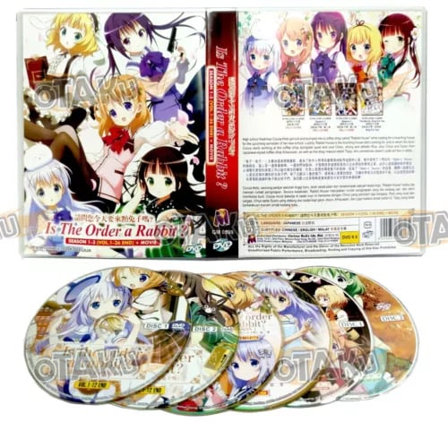 IS THE ORDER A RABBIT (SEASON 1-3) - ANIME DVD (1-36 EPIS+MOVIE) SHIP FROM Region 2 Brand New