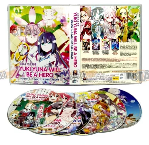 Yuki Yuna Is a Hero (Sesong 1-3) - TV DVD (Ep. 1-37 + Film)