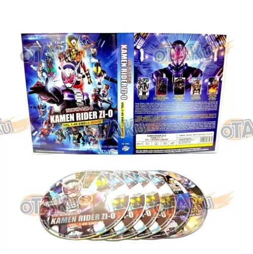 KAMEN RIDER ZI-O - TV-serie DVD (1-49 afsnit + 4 film)