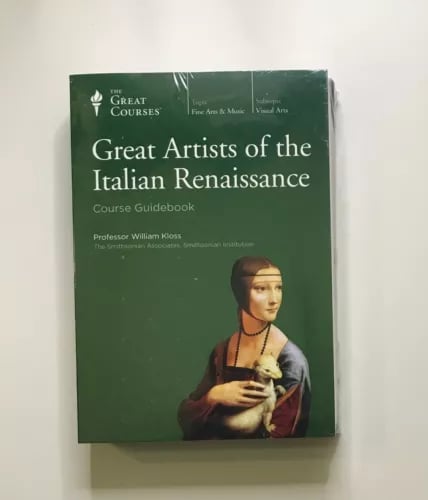 The Great Courses Great Artists of the Italian Renaissance DVD and Guidebook Region 2 Brand New The Great Courses Great Artists of the Italian Renaissance DVD and Guidebook Region 2 Brand New