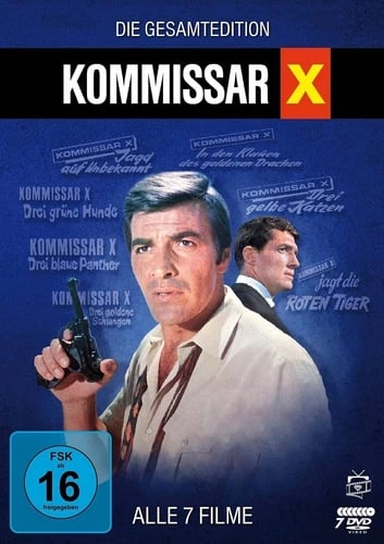Kommissar X - Die Gesamtedition: Alle 7 Filme (DVD) Kendall, Tony, Harris, Brad Region 2 Brand New
