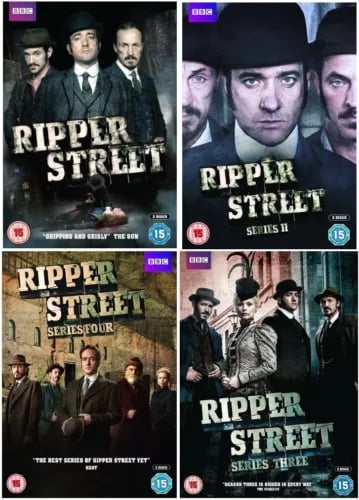 RIPPER STREET COMPLETE SERIES 1-4 DVD Box set ALL Season 1 2 3 4 R2 Region 2 Brand New RIPPER STREET COMPLETE SERIES 1-4 DVD Box set ALL Season 1 2 3 4 R2 Region 2 Brand New