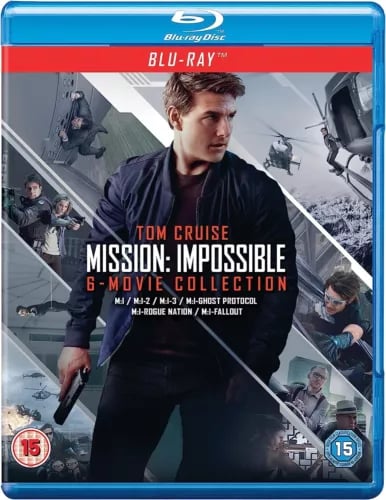 MISSION IMPOSSIBLE 1-6 COMPLETE MOVIE FILM COLLECTION Blu ray Part 1 2 3 4 5 6 Region 2 Brand New