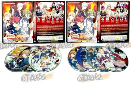 Food Wars! Shokugeki no Soma (Sesong 1-5) - Anime TV DVD (1-86 episoder)