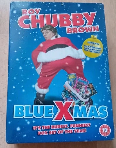 Roy Chubby Brown - Blue Xmas Box Set - Includes UFO The Movie, You Fat B....... Region 2 Brand New