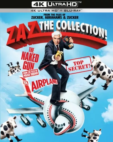 ZAZ: The Collection! (Airplane/Top Secret/The Naked Gun) [15] 4K UHD Region 2 Brand New
