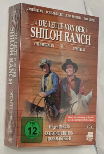 The Virginian Complete Season Series Eight 8 Remastered Region 2 DVD Box Set Brand New