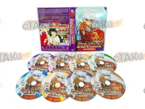 Inuyasha: Anime TV-serie – DVD (8 skivor, 1-167 avsnitt, Engelsk Dubb)