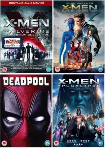 X MEN AND WOLVERINE COMPLETE SERIES 1- 4 DVD Season 1 2 3 4 R2 Region 2  Brand New