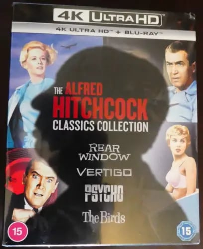 The Alfred Hitchcock Classics Collection [15] 4K Ultra HD Blu-ray . . Region 2 Brand New