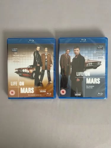 LIFE ON MARS COMPLETE SERIES 1&2 BLU-RAY DVD'S GENUINE Region 2 Brand New LIFE ON MARS COMPLETE SERIES 1&2 BLU-RAY DVD'S GENUINE Region 2 Brand New