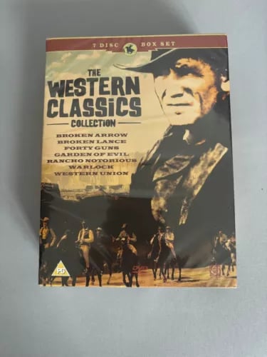 THE WESTERN CLASSICS COLLECTION 7-DISC DVD BOXSET Region 2 Brand New