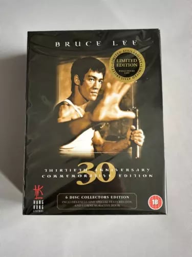 BRUCE LEE 30TH COMMEMORATIVE EDITION DVD GENUINE Region 2 Brand New