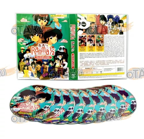 RANMA 1/2 - TV DVD (1-161 EPS+12 OVA+LIVE ACTION MOVIE) (ENG DUB) SHIP FROM Region 2 Brand New